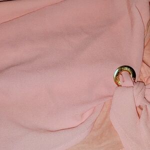 Michael Kors Blush Pink Tunic with Gold Ring Detail